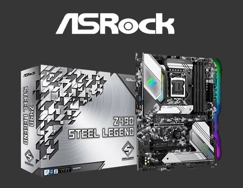 Z490-(PP0430014) ASRock Motherboard Z490 Steel Legend